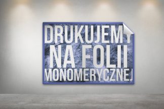 naklejka na folii monomerycznejk